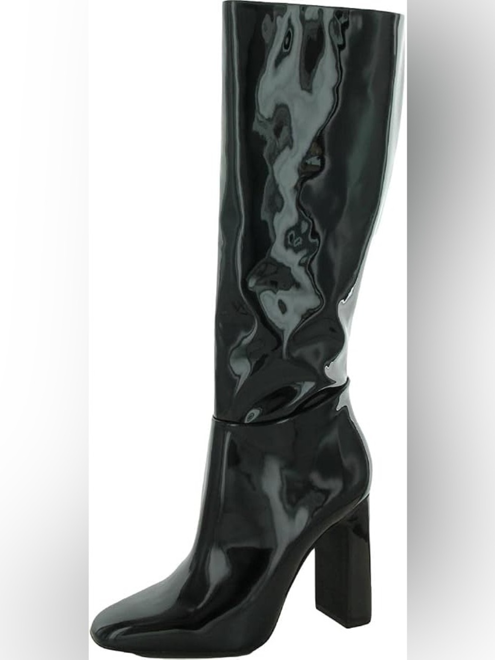 Steve Madden | Ambrose Black Patent knee high boots glossy finish 7.5